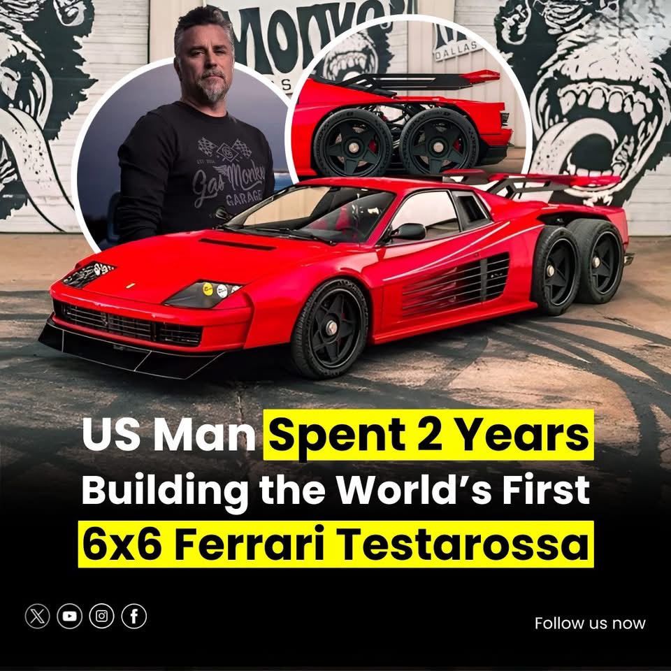 فيراري F6: أول Testarossa بست عجلات وقوة 1200 حصان في العالم